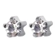 Kolczyki brylant w srebrnych pazurkach 2 szt. R 104 W