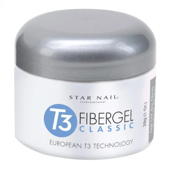 Żel średniogęsty bezbarwny UV T3 Fibergel Clear 28g