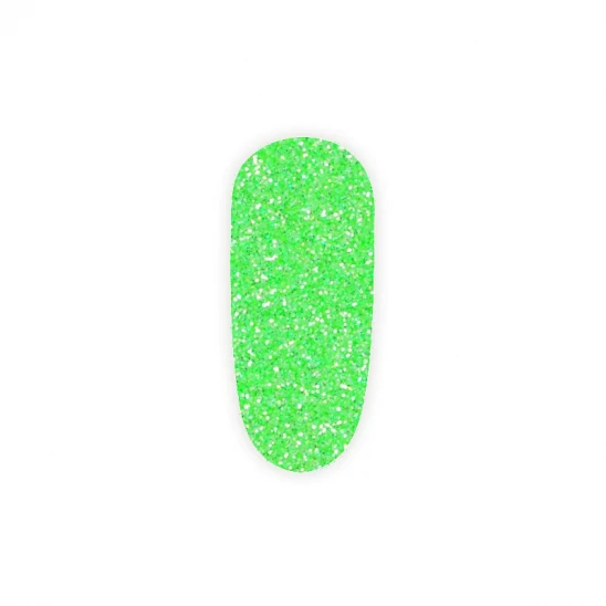 Brokat w fiolce - zielony neonowy standard