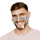 Pół przyłbica Face Shield / osłona ust i nosa 2szt