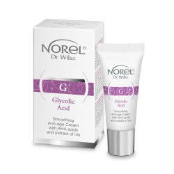 Krem wygładzający z kwasami AHA i ekstraktem z irysa Glycolic Acid 15ml