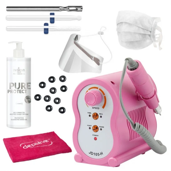 1+7 GRATIS frezarka JD 400 o mocy 35W z frezami i akcesoriami