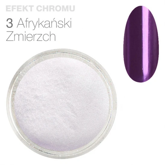 Pyłek do zdobienia Chrome Effect nr 3 Afrykański Zmierzch
