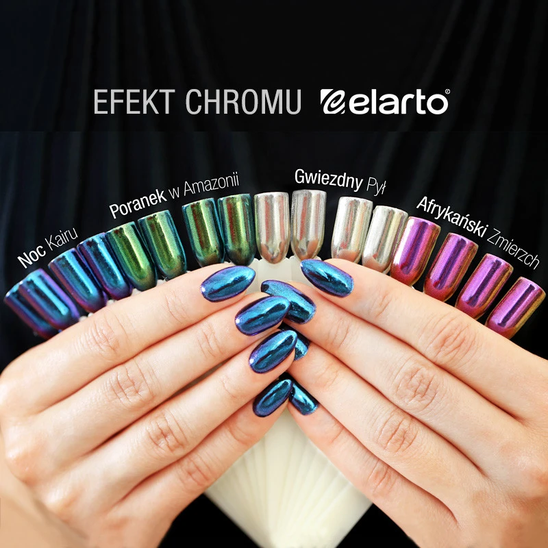 Pyłek do zdobienia Chrome Effect nr 0 Gwiezdny Pył