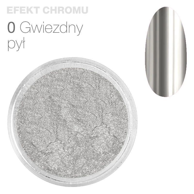 Pyłek do zdobienia Chrome Effect nr 0 Gwiezdny Pył