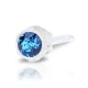 Kolczyk przekłuciowy Sapphire 4mm plastik medyczny