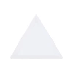 Tacka trójkątna na cyrkonie i ozdoby (biała)