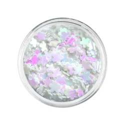 Kwiatuszki Flower Flakes White Opal do zdobienia paznokci