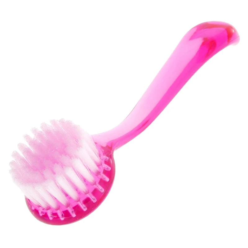 Szczoteczka różowa okrągła do pyłu i dłoni