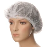 Czepek ochronny z włókniny biały 100szt