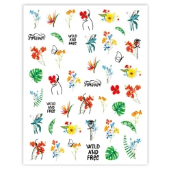 Naklejki do zdobienia paznokci Wild and Free Nail Art Stickers