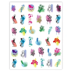 Naklejki do zdobienia paznokci Girl Boss Nail Art Stickers