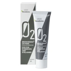 Farbka do koloryzacji brwi i rzęs grafitowa Oxygen O2 Graphite 15ml