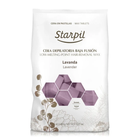 Wosk do depilacji bezpaskowy lawendowy Lavanda 5AB 1kg