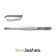 Pęseta prosta typu krab do regulacji brwi LL8318 (ostrze 3mm, długość 90mm)