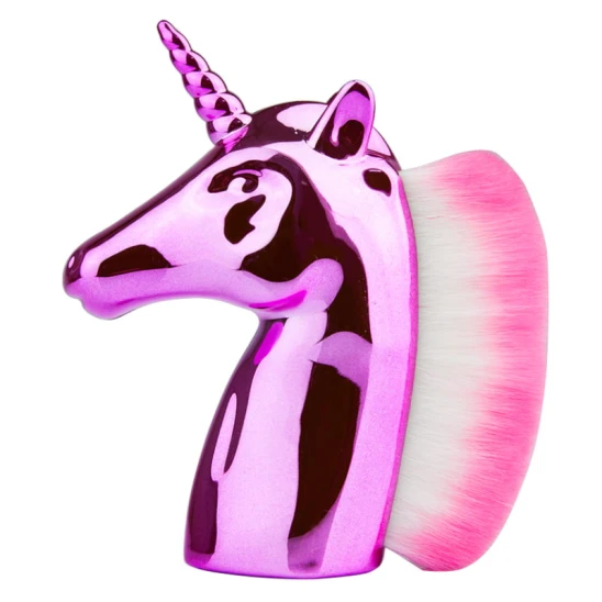 Pędzel uniwersalny do pyłu i makijażu Pink Unicorn Brush