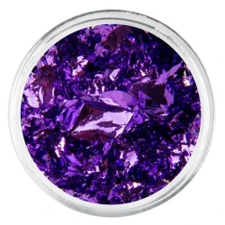 Płatki alu do zdobienia paznokci Metallic Violet Flakes nr 8