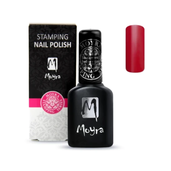 Lakier do stempli Moyra Smart 05 Red 12ml