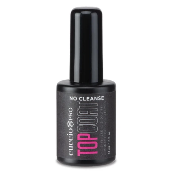 Top hybrydowy Cuccio Pro Top Coat No Wipe 14ml