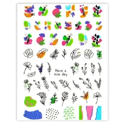 Naklejki do zdobienia paznokci Have a nice day Nail Art Stickers