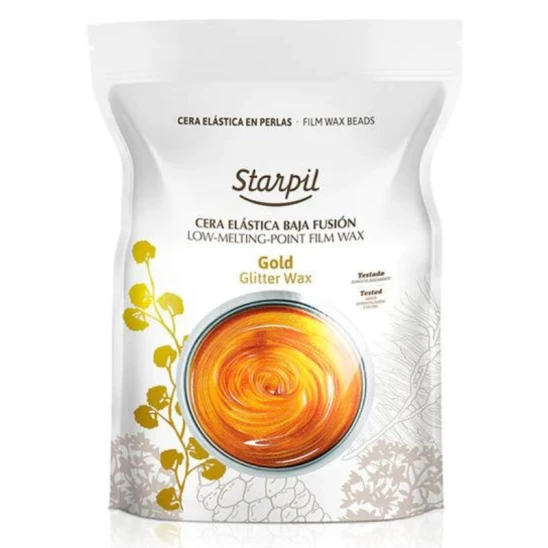 Wosk bezpaskowy z brokatem Pure Glitter Gold Film Wax 1kg