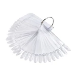 Wzornik kolorów na kółeczku migdał (bezbarwny) na 50 kolorów