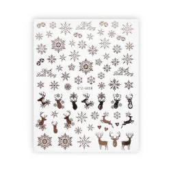 Naklejki do zdobienia paznokci Sleigh Bell Rings Nail Art Stickers