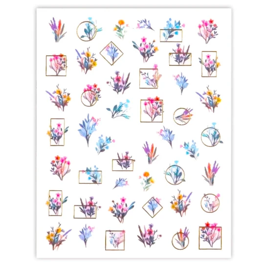 Naklejki do zdobienia paznokci Spring is Coming Nail Art Stickers