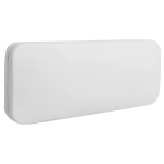 Podstawka pod ręce płaska Ülka Premium z białej ekoskóry