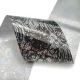 Folia transferowa do zdobienia paznokci Silver & Black Holo Print 100cm x 10szt