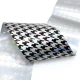 Folia transferowa do zdobienia paznokci Silver & Black Holo Print 100cm x 10szt