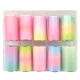 Folia transferowa do zdobienia paznokci Candy Pink Pastel Ombre 100cm x 10szt