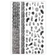 Naklejki do zdobienia paznokci Snake Skin Nail Art Stickers