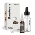 Henna pudrowa 102 Cold Coffee 10ml + baza hialuronowa Hyaluronic Base 30ml