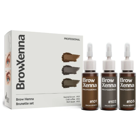 Zestaw henny Set Brunette (101, 102, 103) 10ml x 3szt