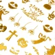 Naklejki do zdobienia paznokci Halloween Trick or Treat Gold Nail Art Stickers