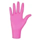 Rękawiczki nitrylowe bezpudrowe Nitrylex Magenta (S) 100szt