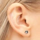 Kolczyk do przekłuwania uszu 7522-0400 Cubic Zirconia