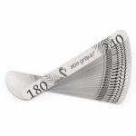 Pilnik do paznokci prosty STANDARD 180/240 szary 25szt
