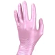 Rękawiczki nitrylowe bezpudrowe Beaute Luxe Pearl Pink (M) 50szt
