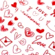 Naklejki do zdobienia paznokci I Love You Nail Art Stickers