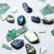Ozdoby do dekoracji paznokci Pearl & Crushed Shells (12 wzorów)