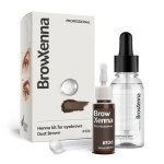 Henna pudrowa 106 Dust Brown 10ml + baza hialuronowa Hyaluronic Base 30ml