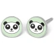 Kolczyk do przekłuwania uszu 7512-0661 Miś Panda