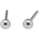 Kolczyk do przekłuwania uszu 7532-0300 Srebrna Kulka o średnicy 3mm