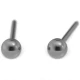 Kolczyk do przekłuwania uszu 7533-0300 Antracytowa Kulka o średnicy 3mm