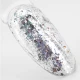 Płatki alu do zdobienia paznokci Metallic Flakes Silver Prismatic