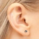 Kolczyk do przekłuwania uszu 7512-0104 Brylant o średnicy 3mm