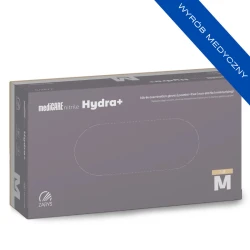 Rękawiczki nitrylowe bezpudrowe mediCARE nitrile Hydra+ (M) 100szt