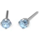 Kolczyk do przekłuwania uszu 7512-0103 Akwamaryn o średnicy 3mm